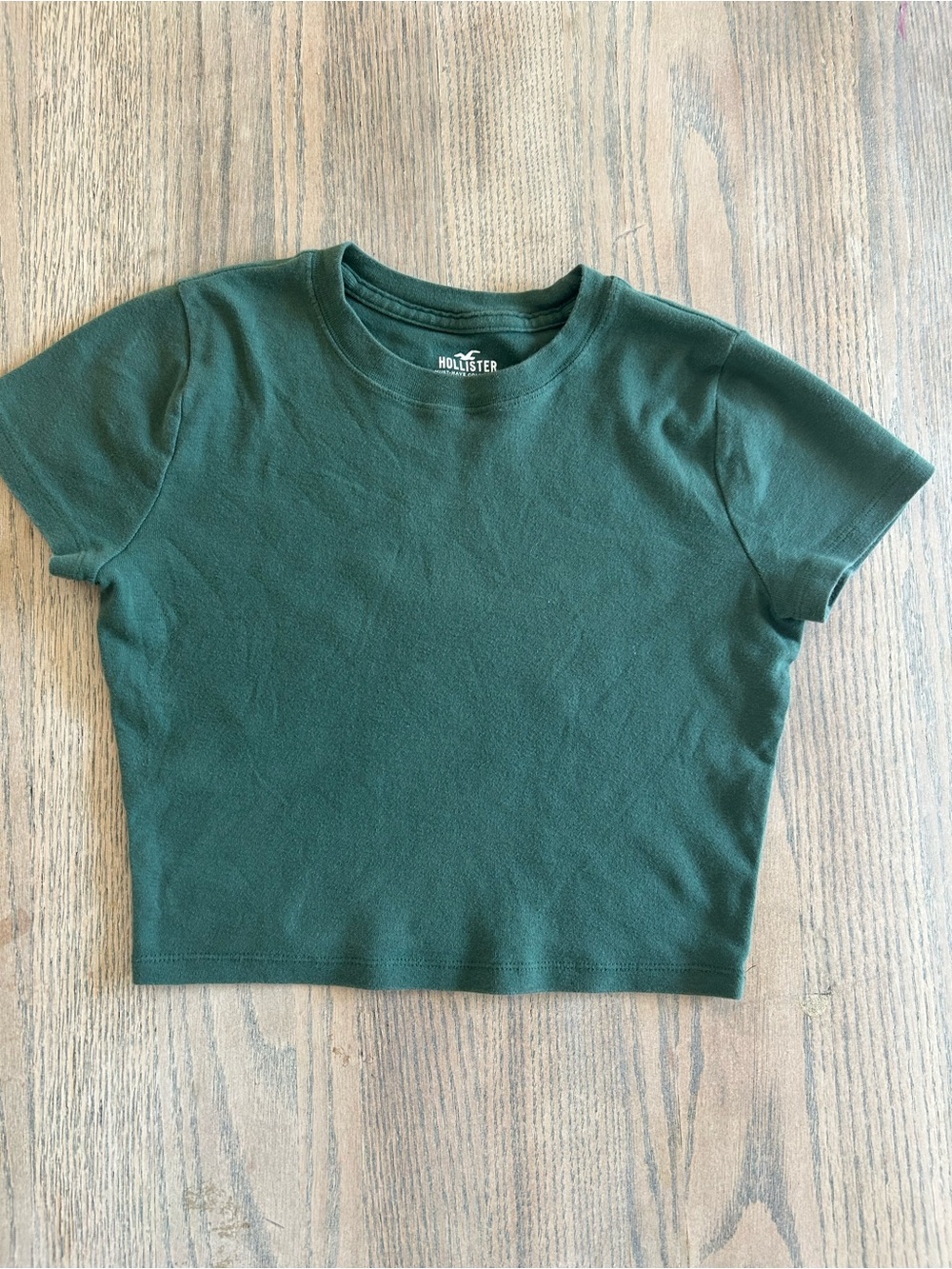 Hollister Dark Green Short Sleeve Baby Tee